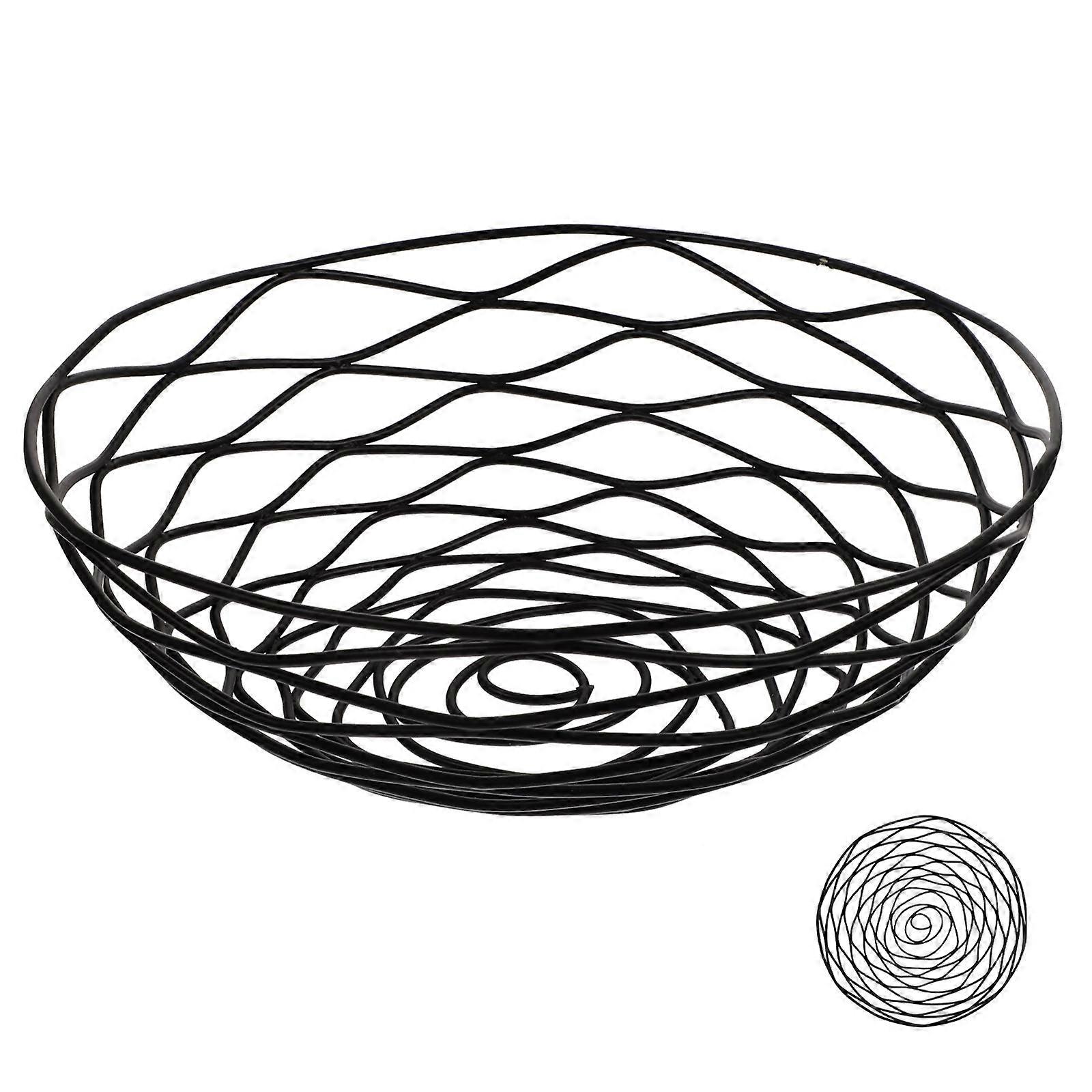 Fruit Storage Basket Countertop, Wire Design for Everyday Needs