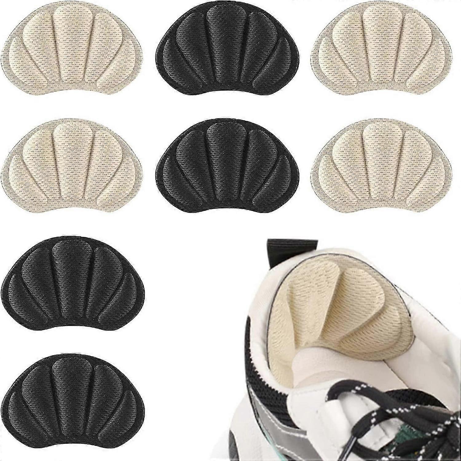 4 Pairs of Heel Pads Self-Adhesive Heel Pads Anti-Slip Insole for Men and Women