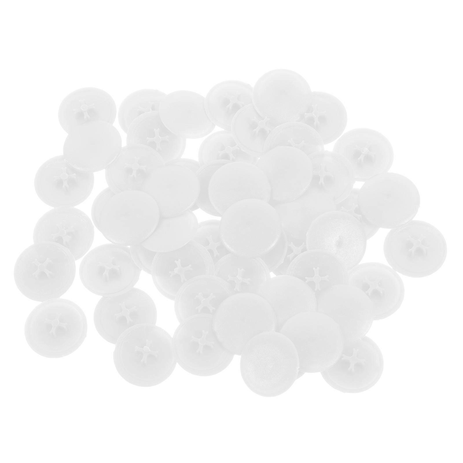 Replacement Screw Hole Covers Light Grey PVC for Commercial Use 1000Pcs