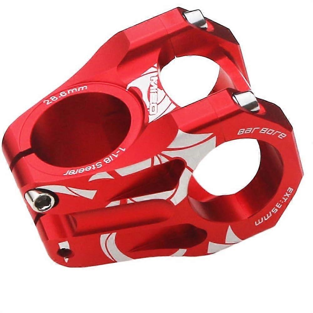 Bicycle stem MTB stem 31.8 Mountain bike stem 31.8mm space bicycle rise handlebar(Burgundy)