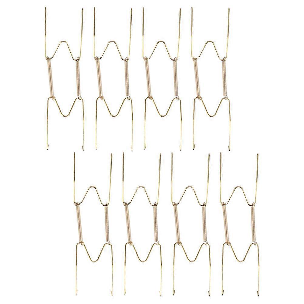 Plate Hangers Hanging Plate Holder Simple And Use 8Pcs