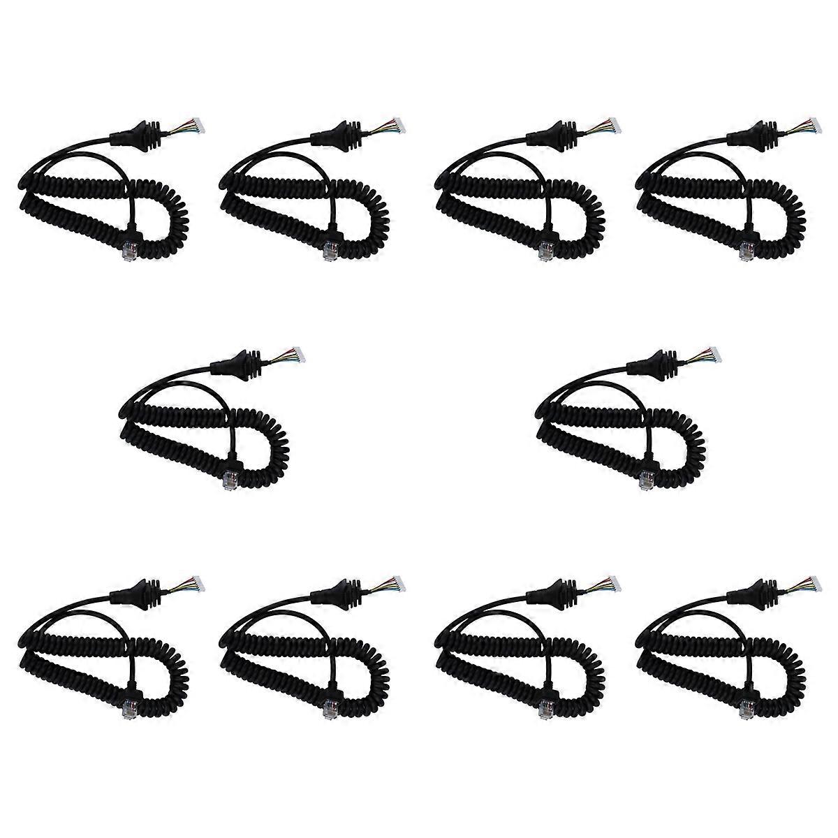 10X HM-152 Microphone Cable for ICOM HM152 IC F121/S IC F221/S Replacement Cable