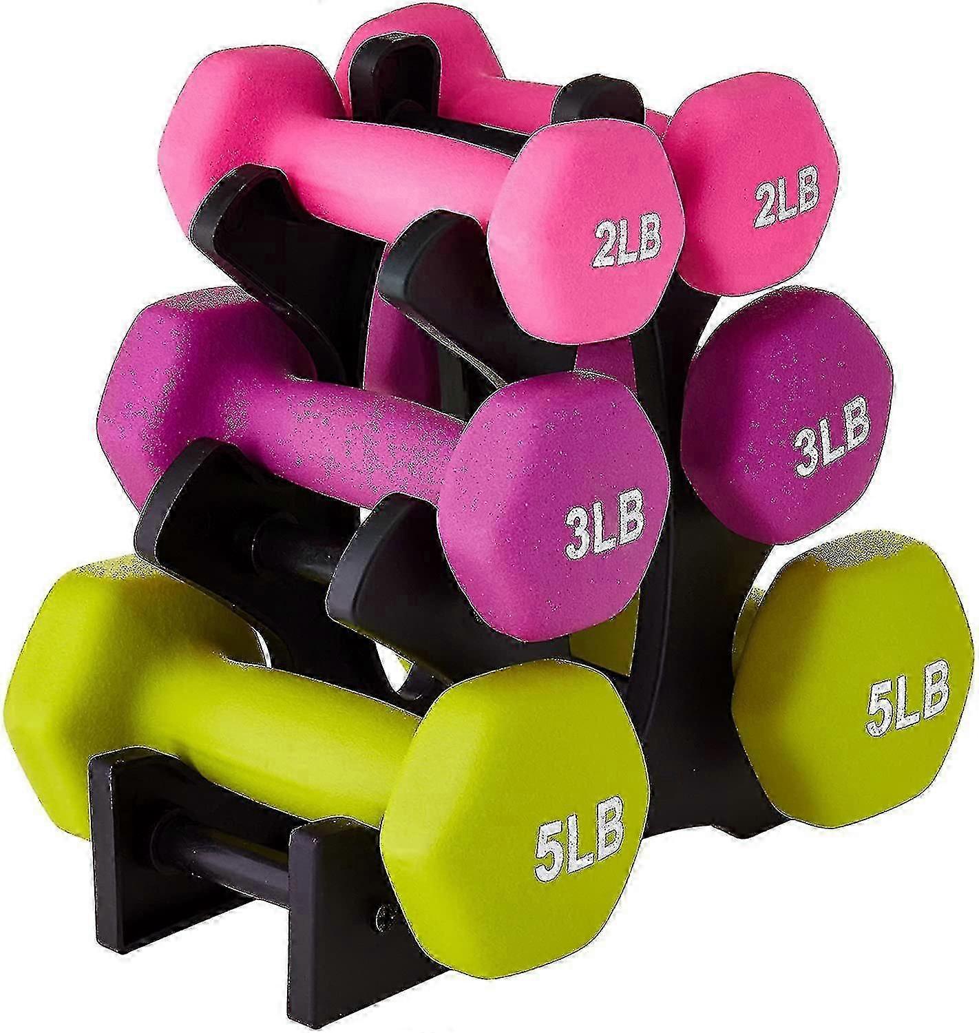 Compact Dumbbell Holder Home Gym Exercise Weight Rack For Dumbbells