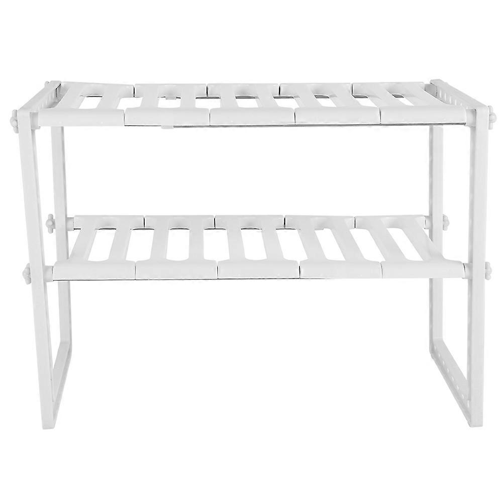 Telescopic storage shelf to save space in a closet