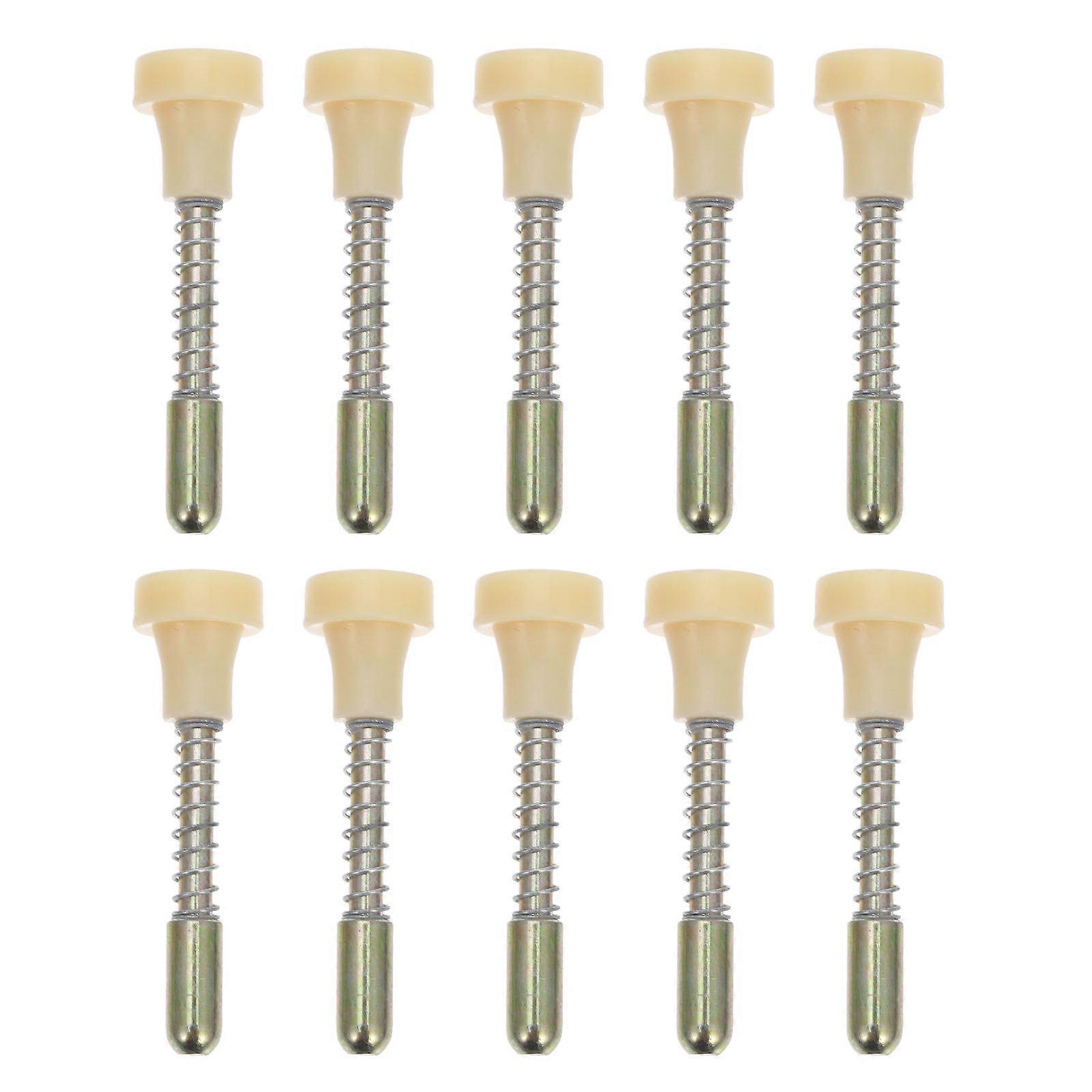 10 Pack Durable Window Screen Plunger Latches, Spring Pin Fasteners for Screens & Furniture, Easy Install, Sturdy & Versatile Home Use