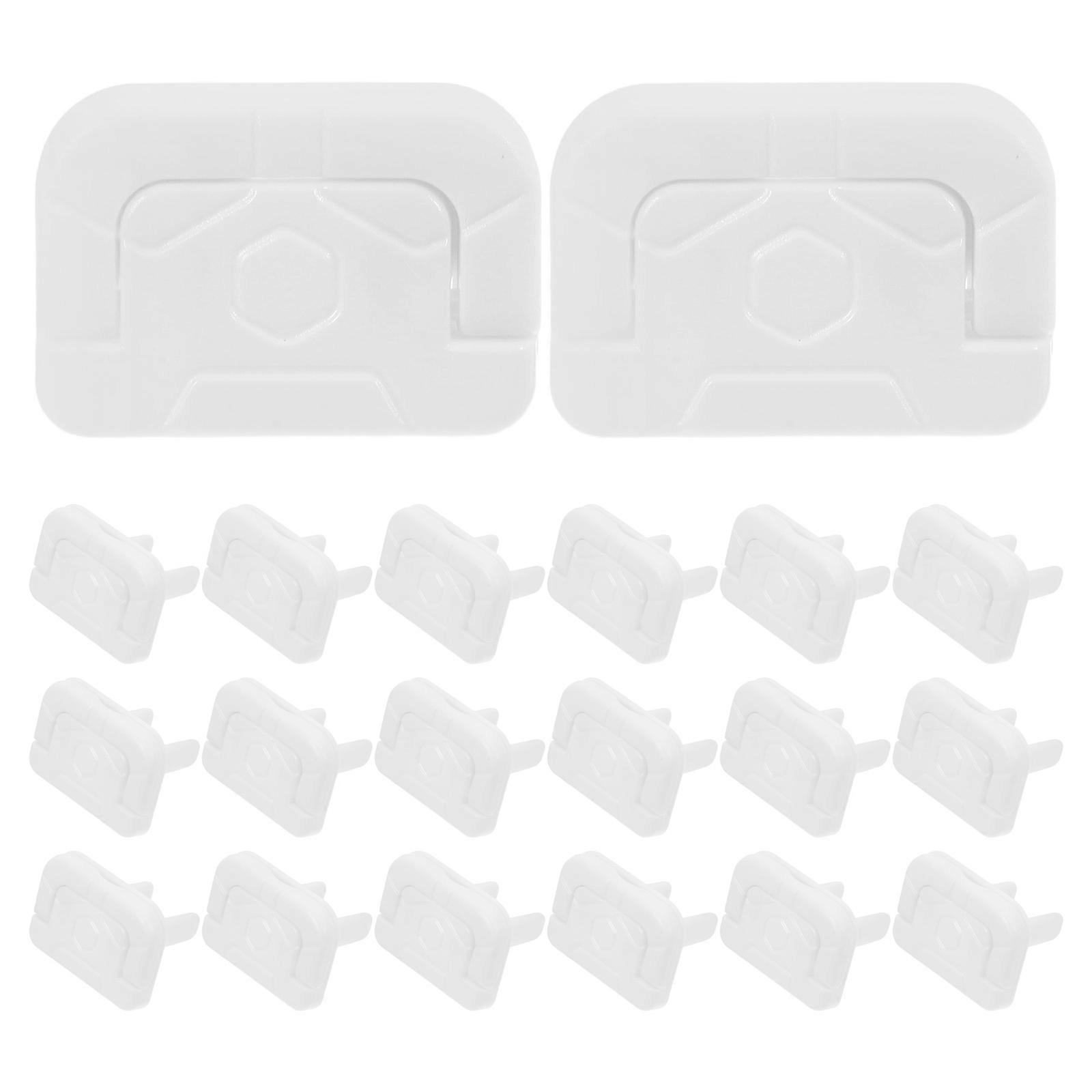 שקע חשמלי מכסה הגנת בטיחות חסינת זעזועים לשקעי חשמל 3.20X2.50X2.20 ס"מ 20 יחידות