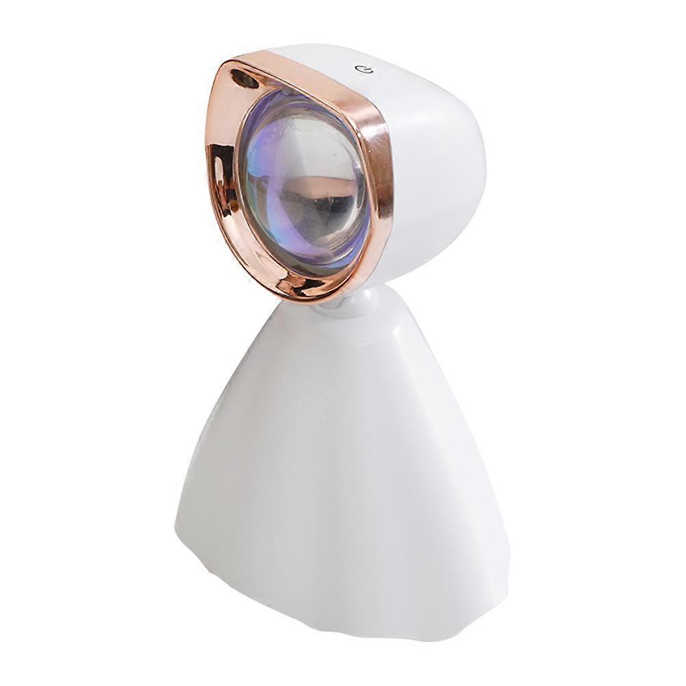 Atmosphere Projection Lamp Sunset Atmosphere Decor Round White 14X10X8CM Projection 1 Set