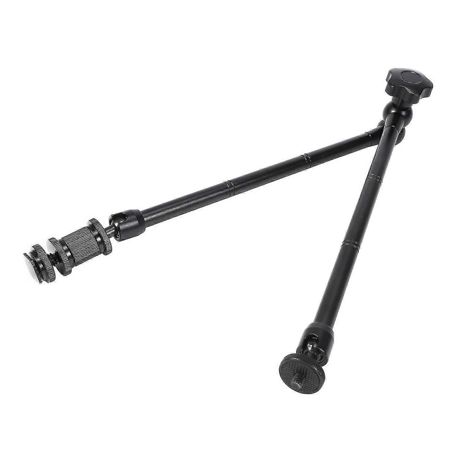 20Inch Adjustable Articulating Friction Magic Arm with Hot Shoe Mount for LED Light DSLR Rig LCD Mon