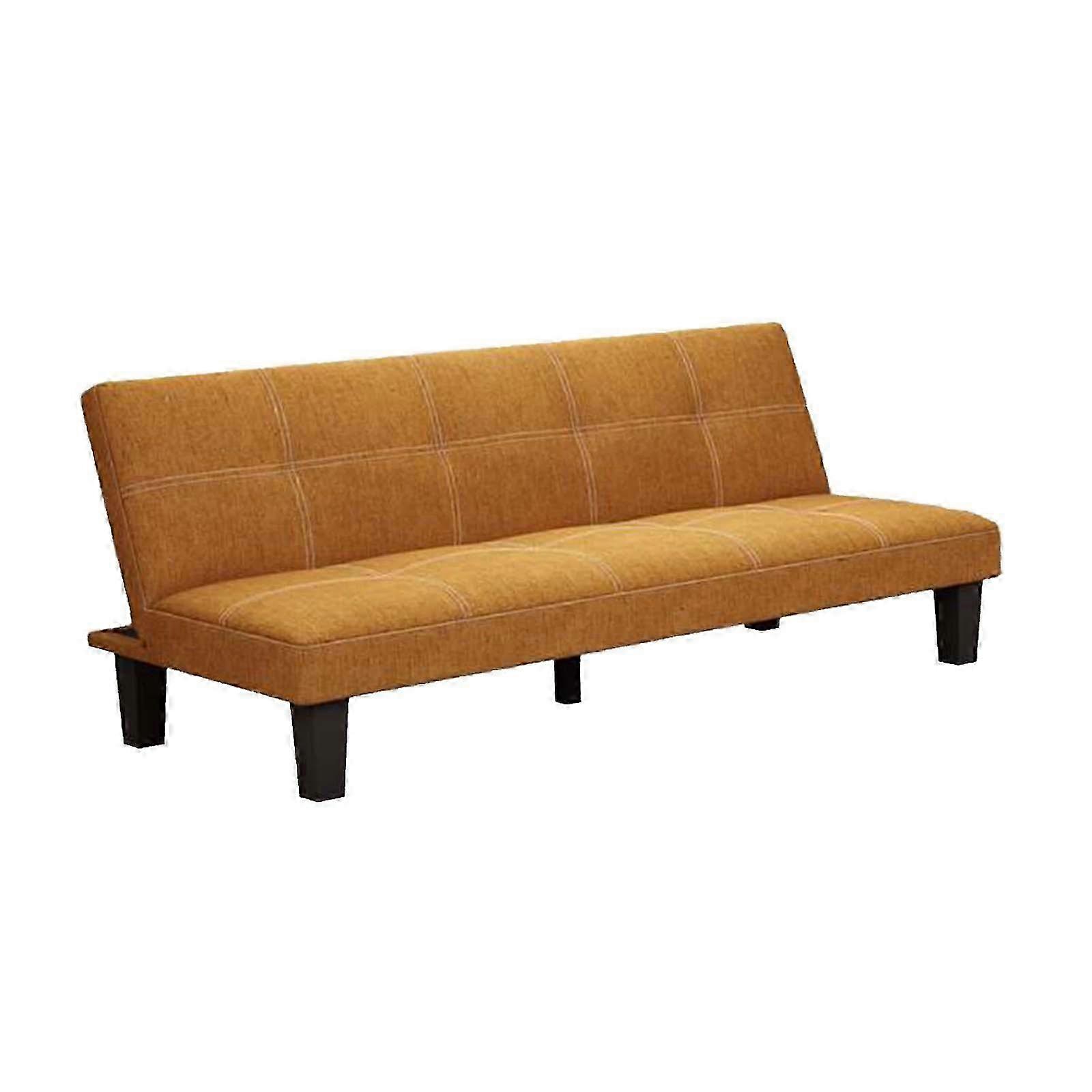 Versatile Folding Sofa Bed Perfect for Indoor Use in Apartments or Homes - Comfortable Yellow Guest Sleeper Couch