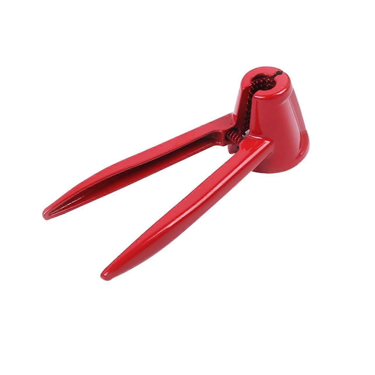 1 piece aluminum alloy with splash protection multifunctional walnut cracker for red ergonomic handle easy to clean for household and nuts