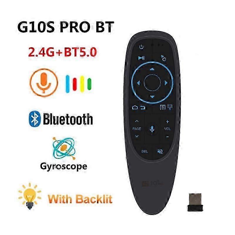 G10S Pro BT Air Mouse 2.4G Wireless Gyroscope Smart Remote Control With Voice IR Learning for Android TV Box H96 MAX X88 PRO X9