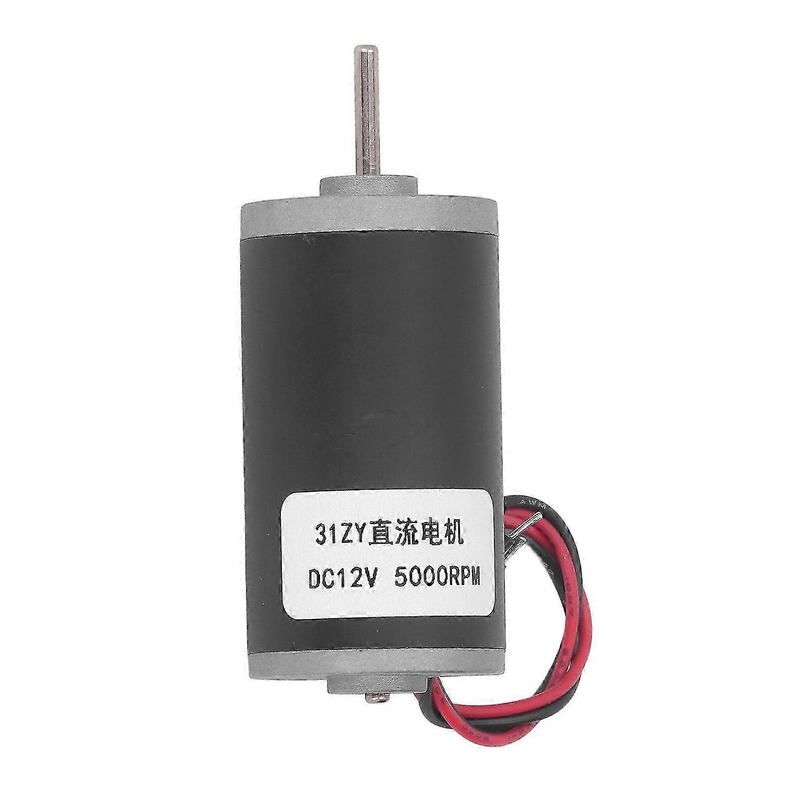 12V Reversible Permanent Magnet Electric Motor with High Torque and 5000RPM Speed