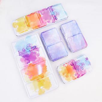 Jinberry Metall-Aquarelldose Mit Mischpalette - Leere Pfannen, Faltbar, Für Unterwegs & Studio
