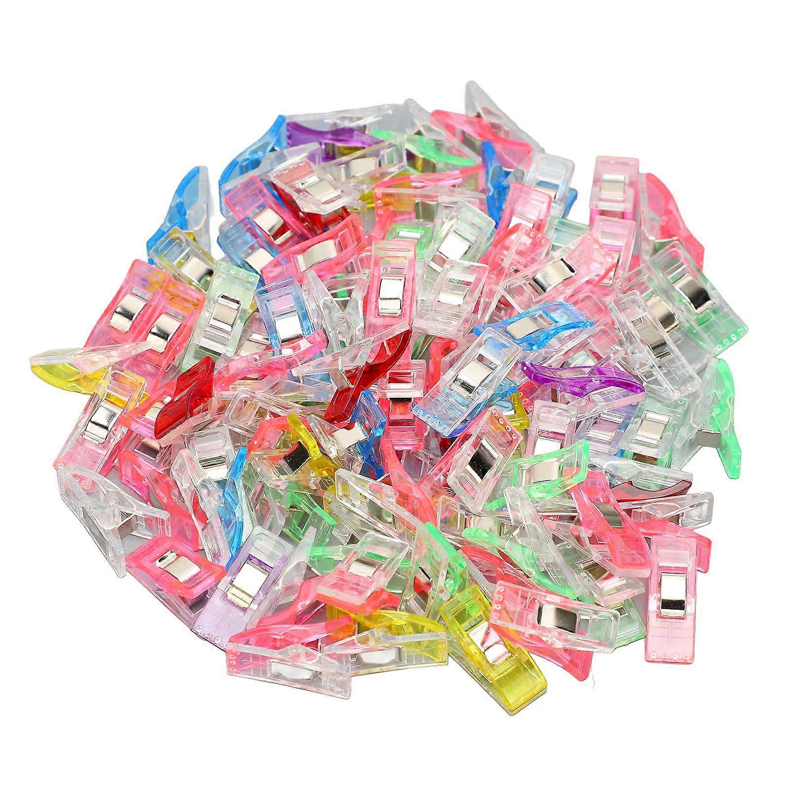 2025 Latest Model  100PCS Clear Display Clip Multifunctional Flat Head