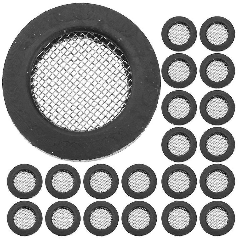 60pcs Hose Washer Inlet Hose Coupling With Strainer 1/2 Inch Inlet Hose Screen Accessory