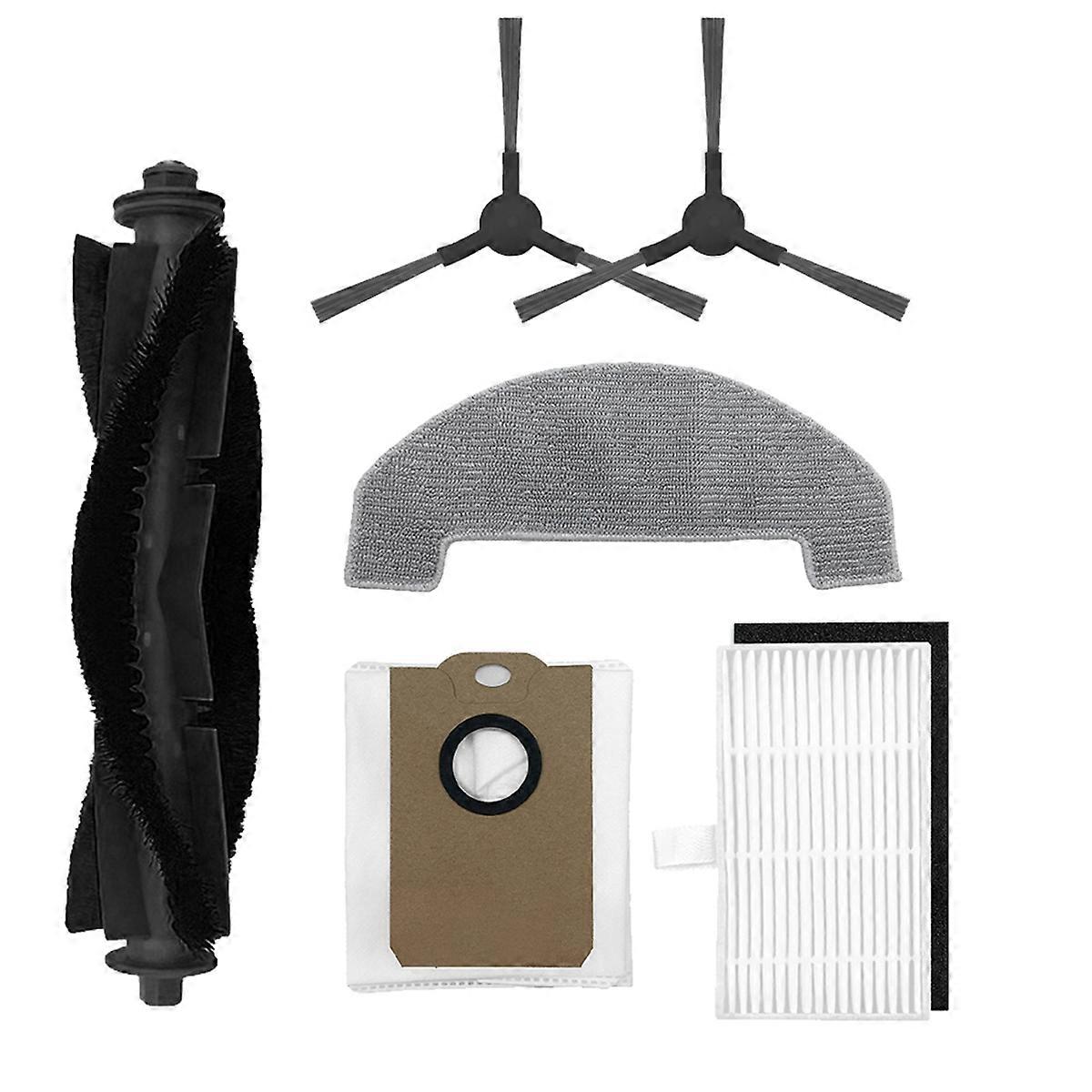 Main Brush Side Brush Dust Bag Mop Cloth Kit for MONSGA MS1 MAX Robot Vacuum Vacuum Cleaner Accesso