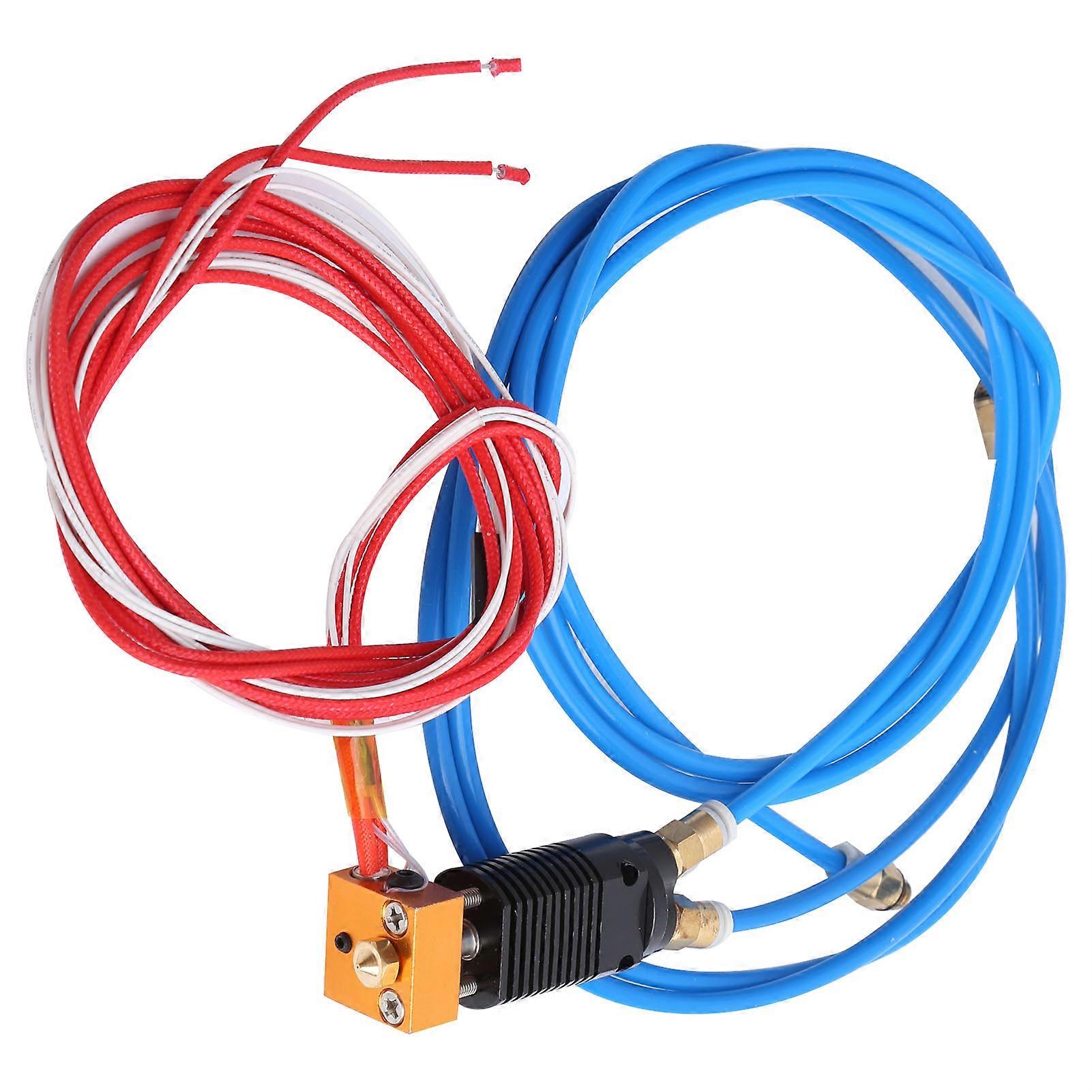 3D Printer Extrusion Head Hot End Kit 2 In 1 Out 1.75mm for CR10S PRO Ender‑3