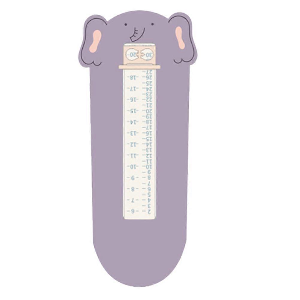 Foot Measurement Device for Baby with Clear Accurate Ruler in Purple ABS TPR Material 7.87 Inches