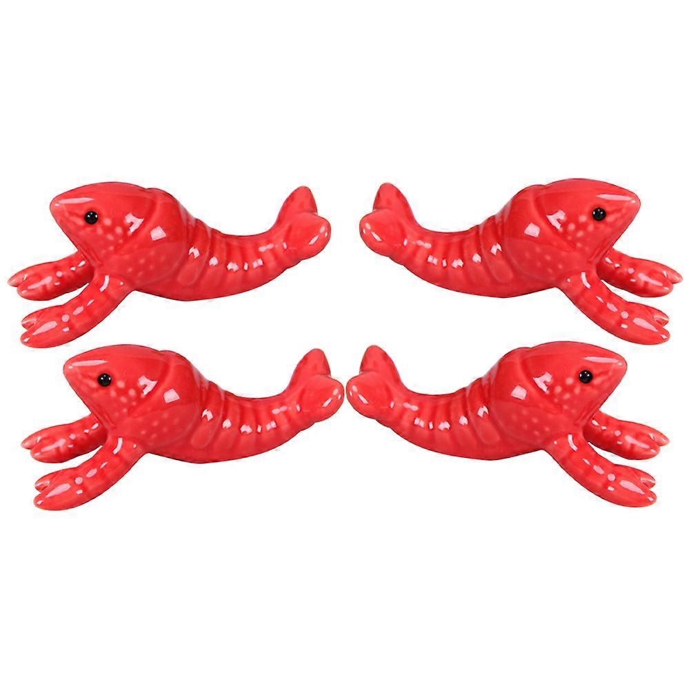 Animal Design Ceramic Chopstick Holders Cute Utensil Rests for Chopsticks, Spoons, and Forks to Prevent Rolling and Keep Tables Clean