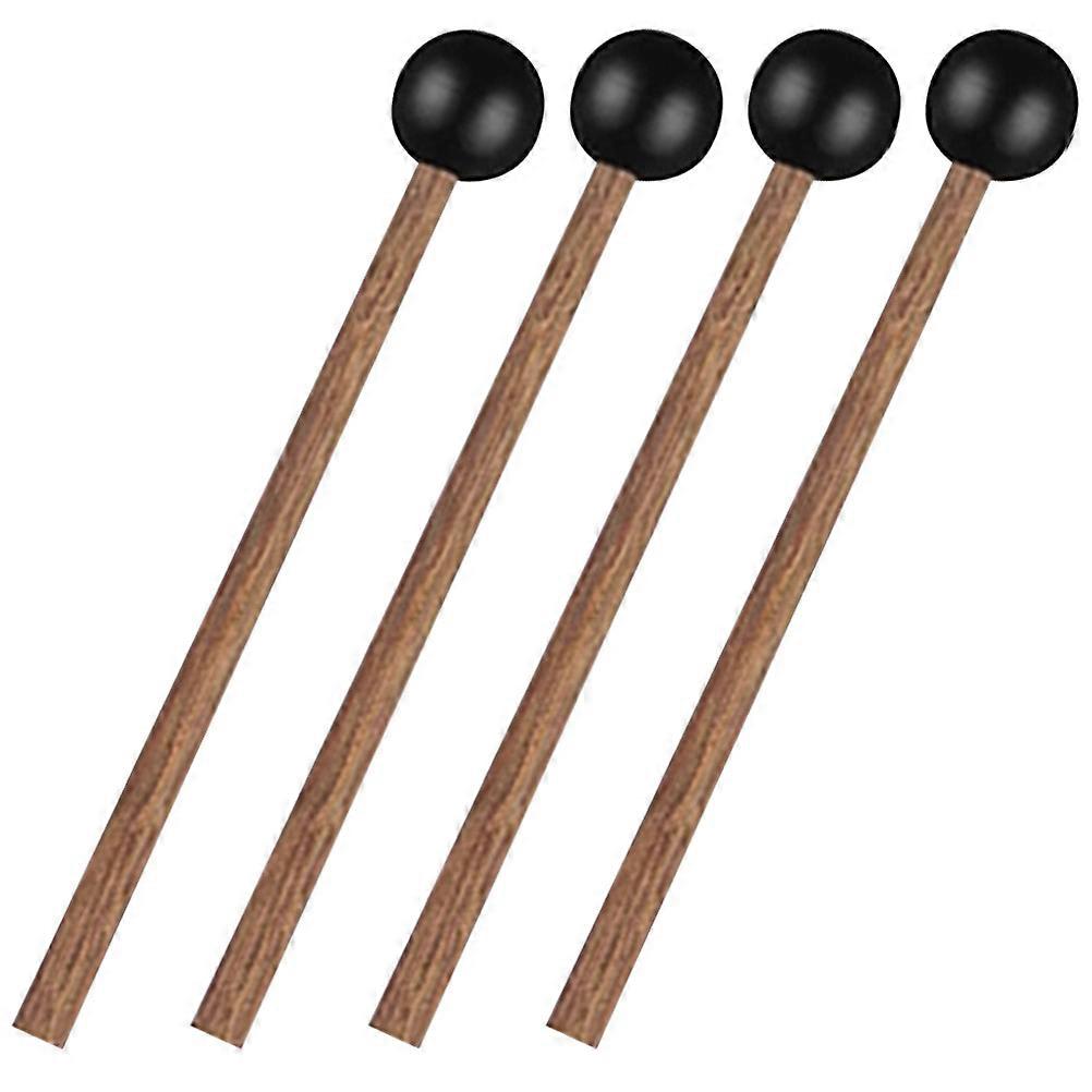 Drumsticks Ethereal Drum Drumstick Percussion Instrument Sticks Professional Musicians Cylindrical Shape Wooden Material 4Pcs