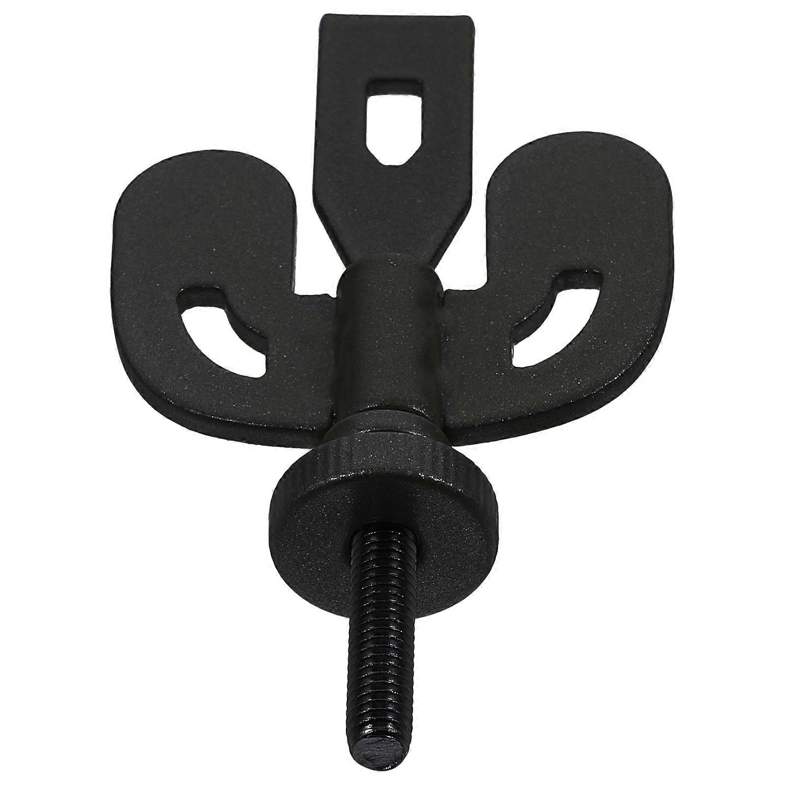 قفل باب أمن السفر قفل داخلي شديد التحمل أسود 1 مجموعة