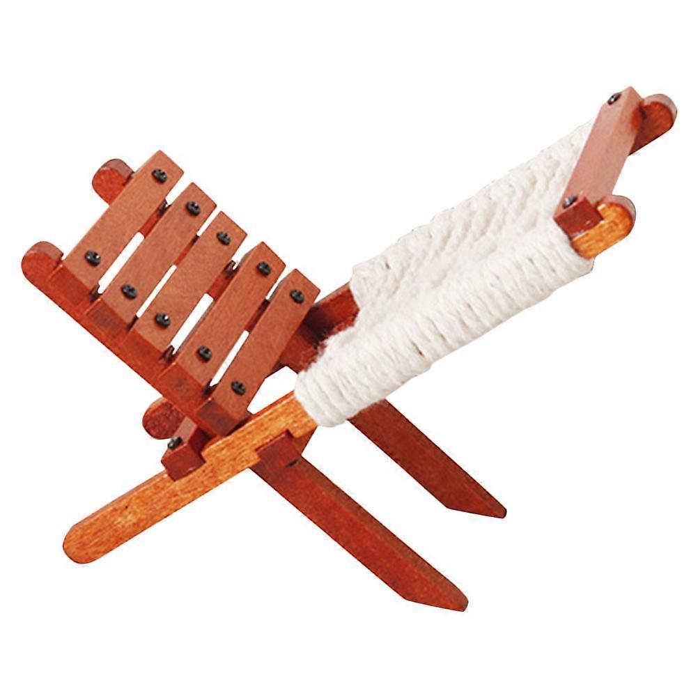 Miniature Chairs Tiny House Decor present Study .05X3.26X1.77in 1Pcs