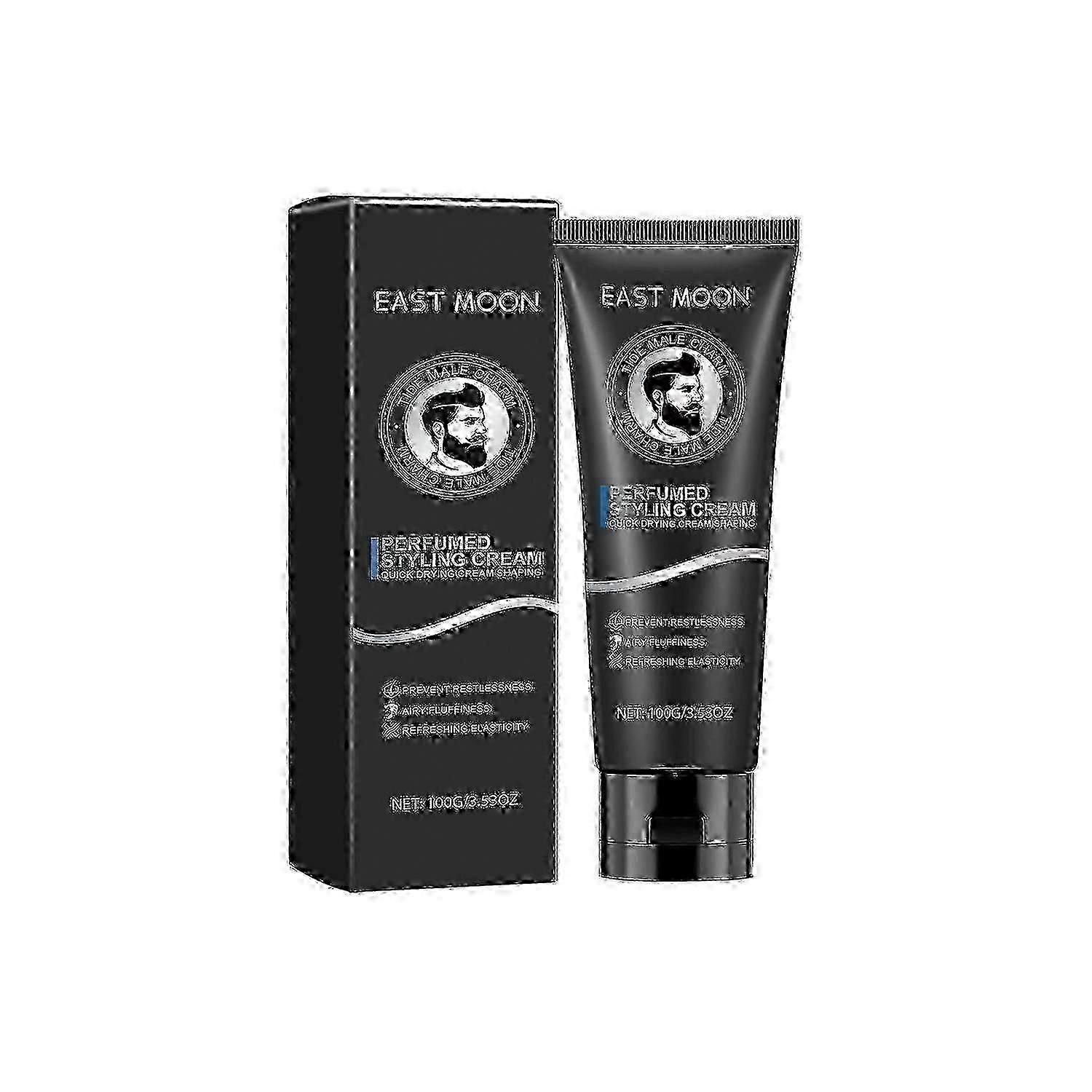 East Moon Men's Fragrance Styling Cream Refreshing Styling Lasting Three-Dimensional Styling Non-Gre