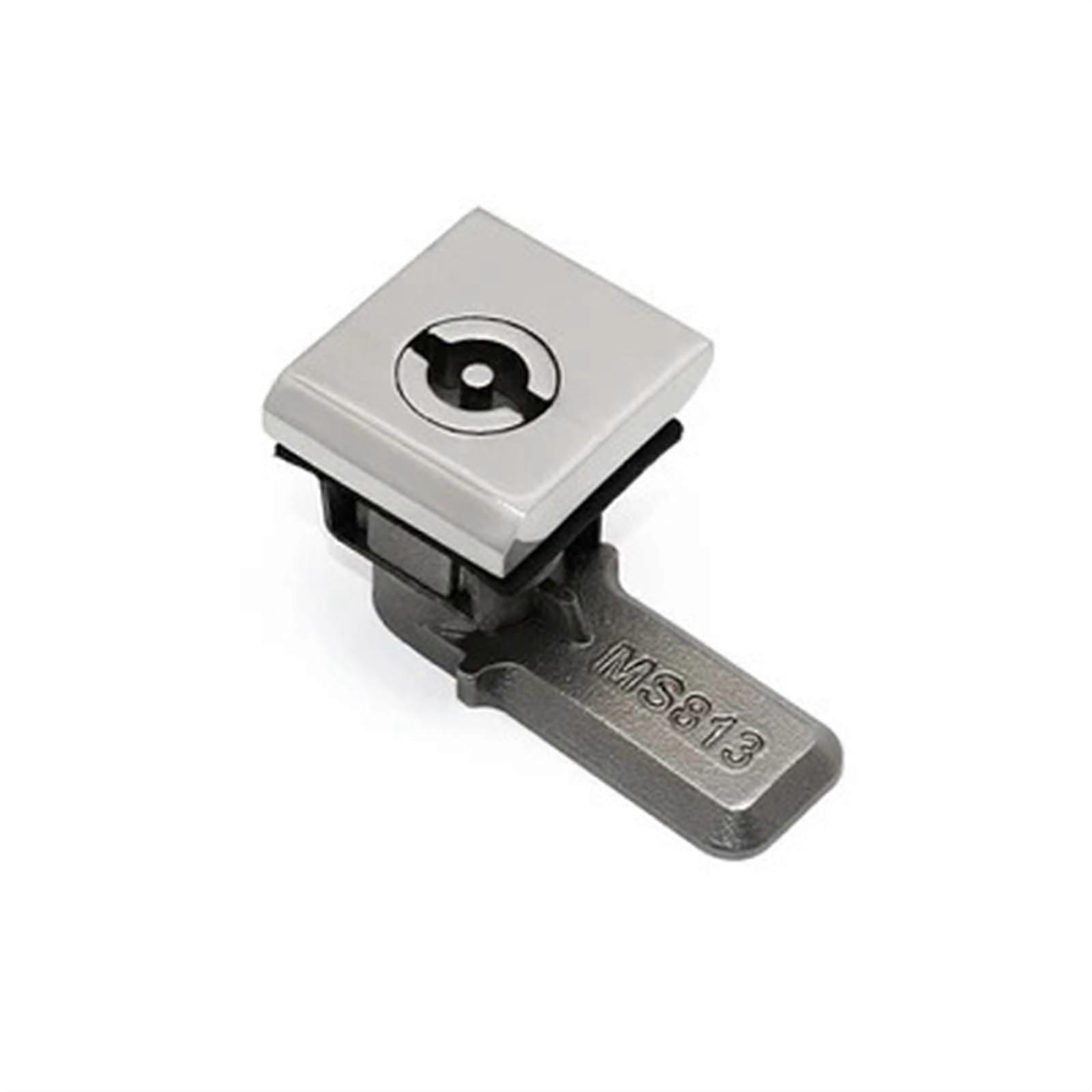 Stainless Steel Lock MS813 for Square Electrical Distribution Cabinet, Electronic Device Control, Compatible with Standard Switches