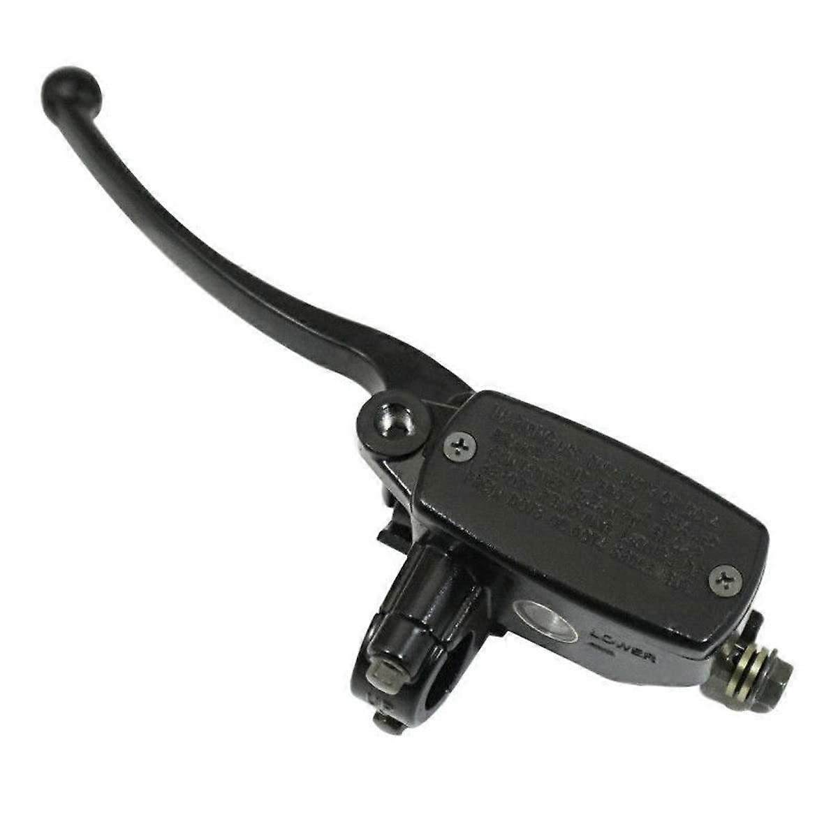 Universal Motorcycle Front Brake Cylinder Black with 10mm Left Threading Retro Design