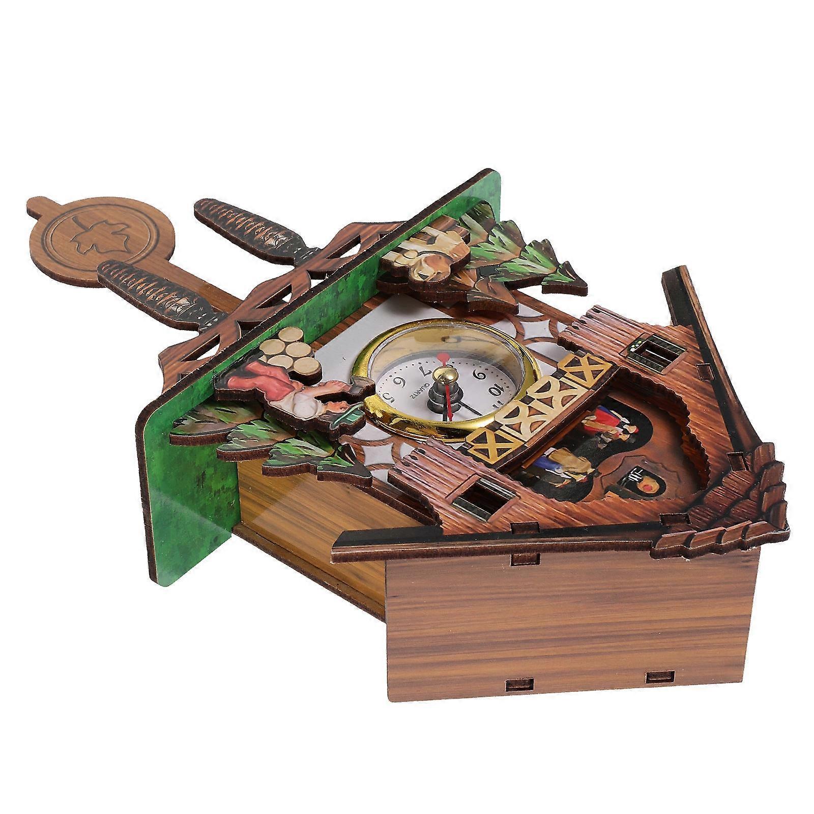 Vintage Clock Modern Wall Clock for Kitchen Office Creative Timekeeping 1Set