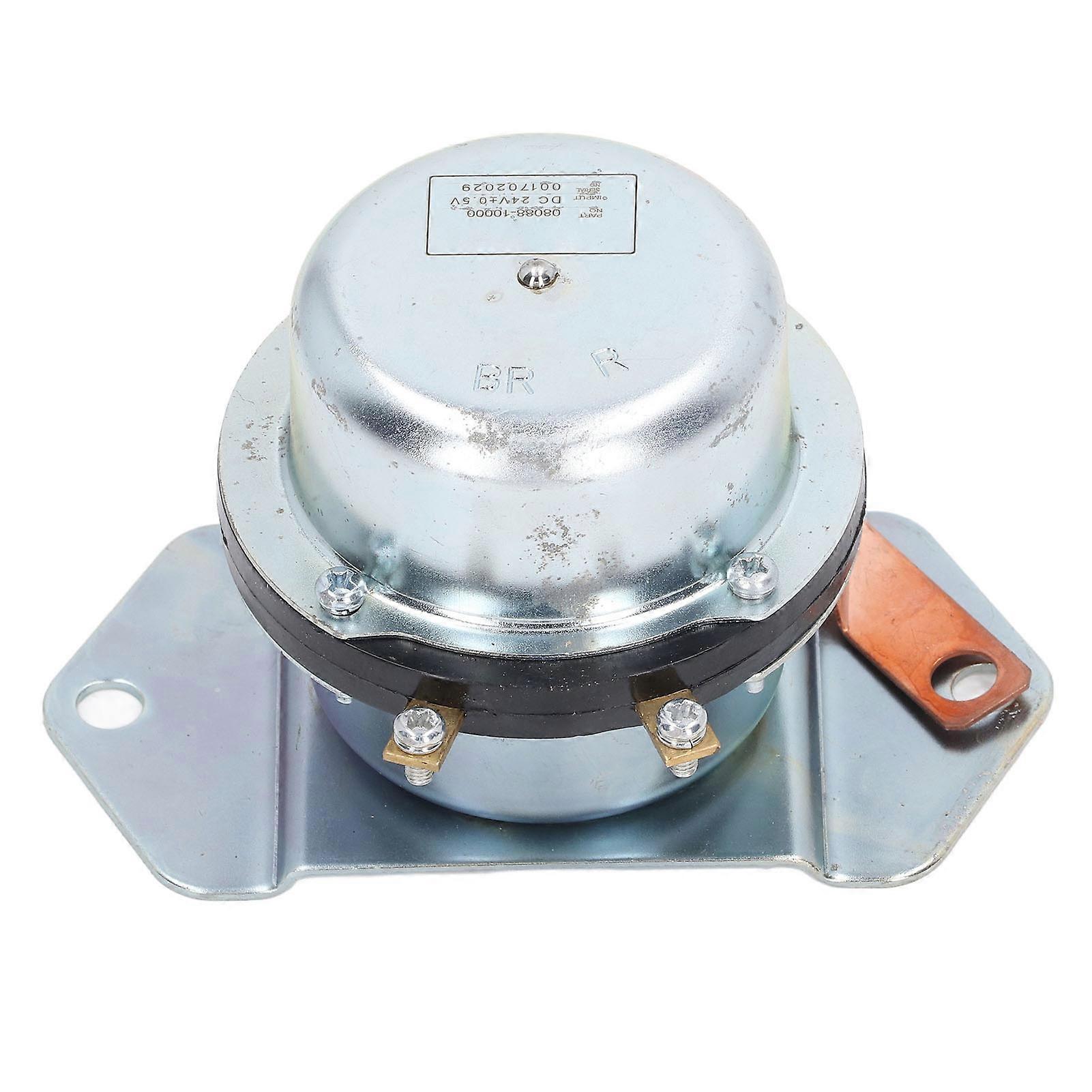 Electromagnetic Power Main Switch 08088‑10000 Alloy Steel Red Copper Battery Dash Button for Daewoo 24V Negative Pole