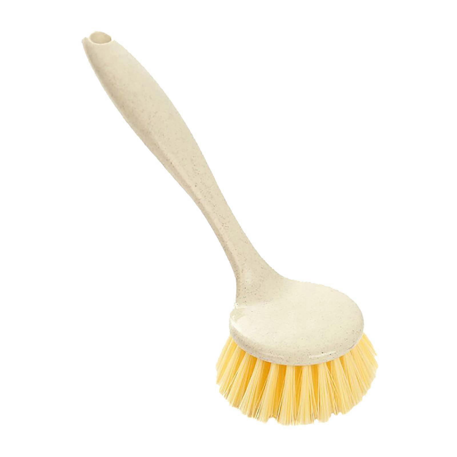 Fuginator Dishwashing Brush with Soft Long Brushes, Suction Cup (Yellow)