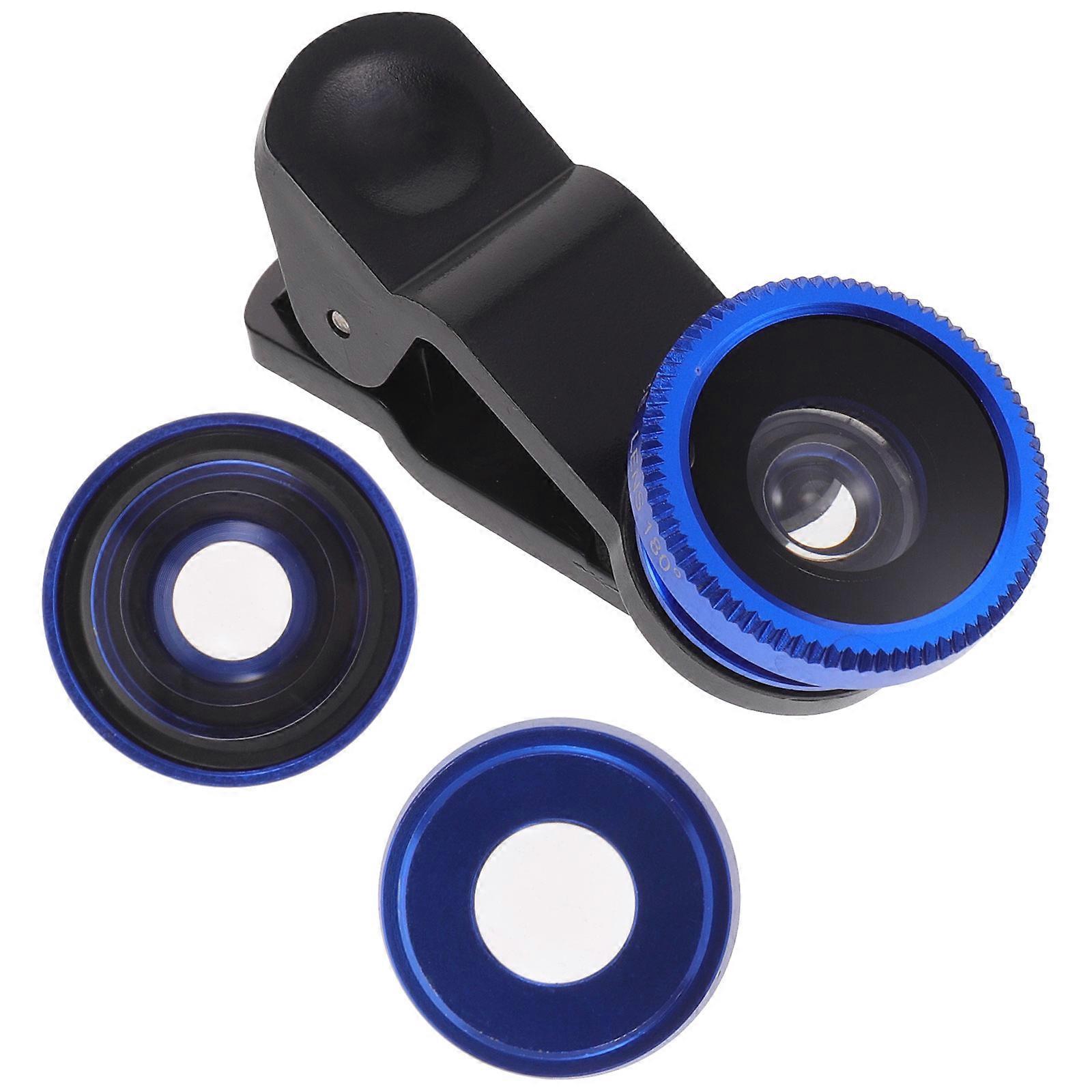 Universal Portable Cell Phone Camera Lens Super Wide Angle Fisheye Photography 11 x 6 x 2cm Easy to Install 1 Set