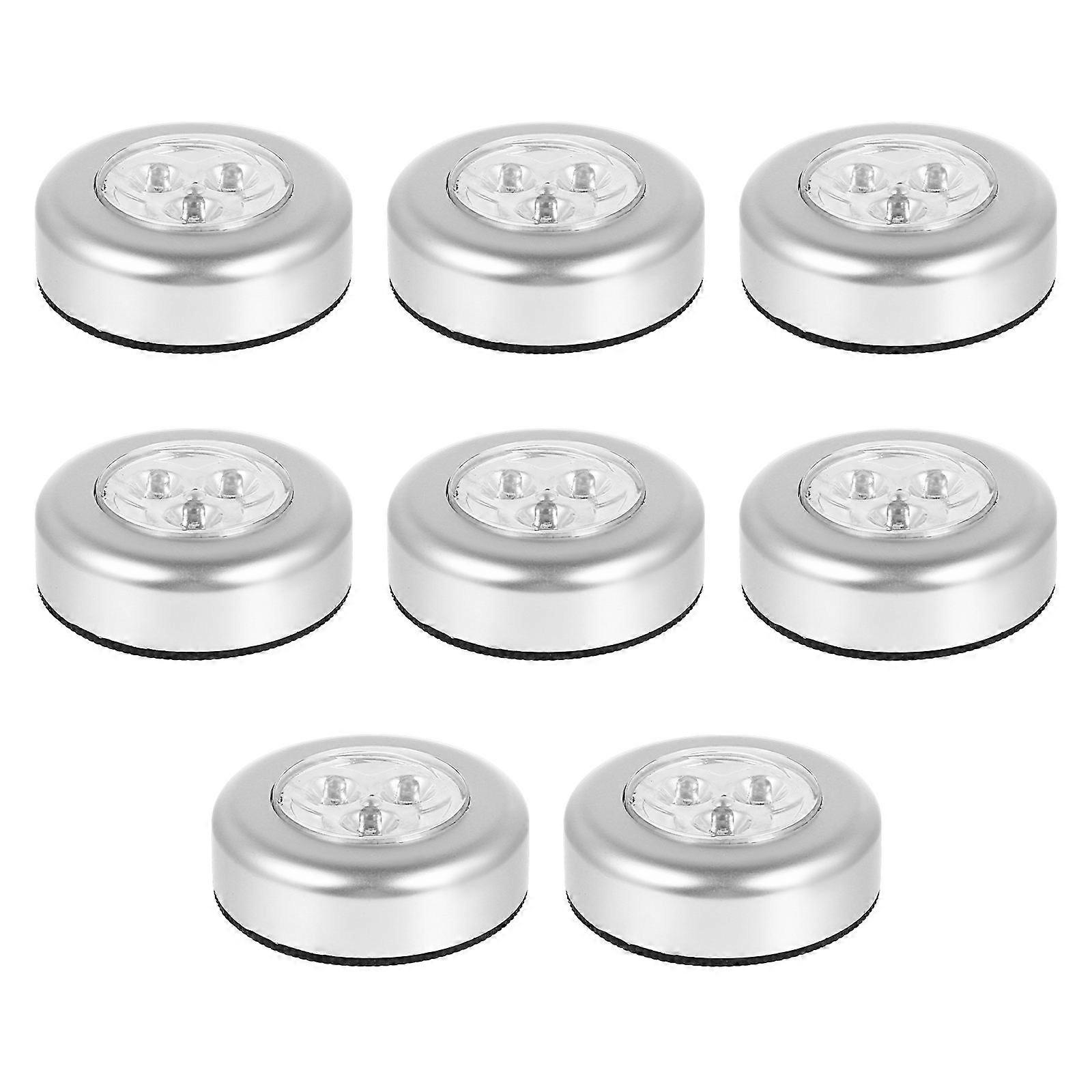 Salle de bain veilleuse led veilleuse armoire murale utilisation nocturne situations d’occultation 6,7 x 6,7 x 2 cm 3 LEDs source lumineuse 10 pcs
