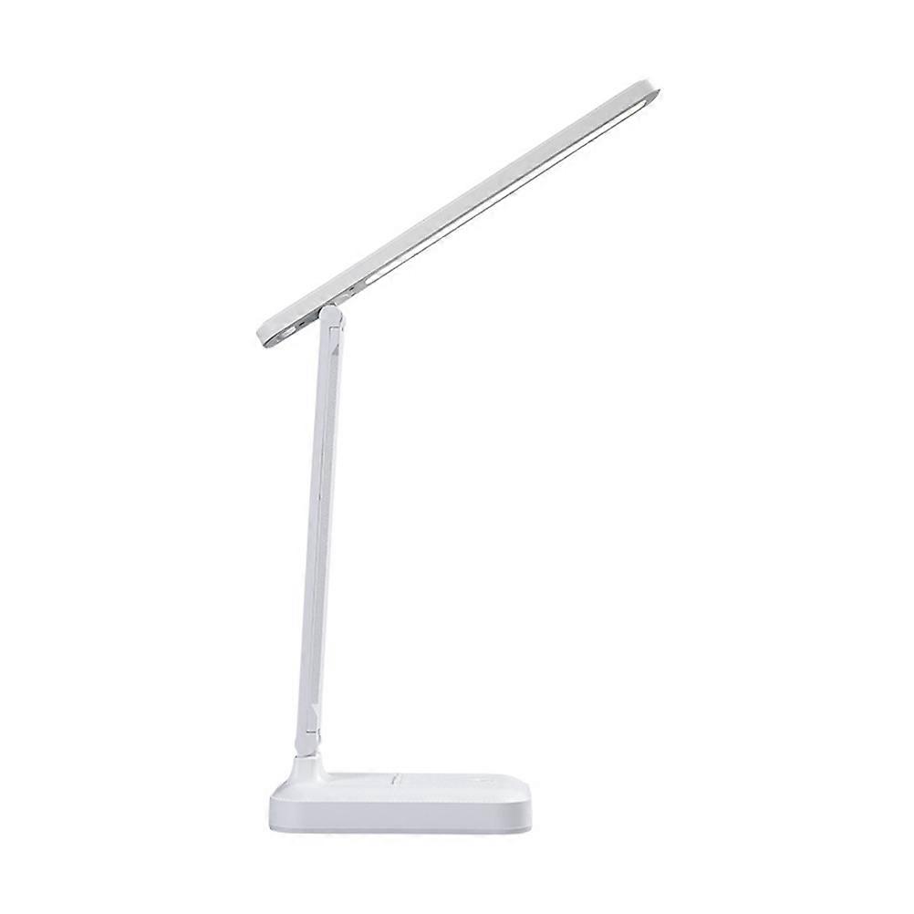 Foldable Lamp with Eye Protection Light for Home Use White ABS 6.3 Inches