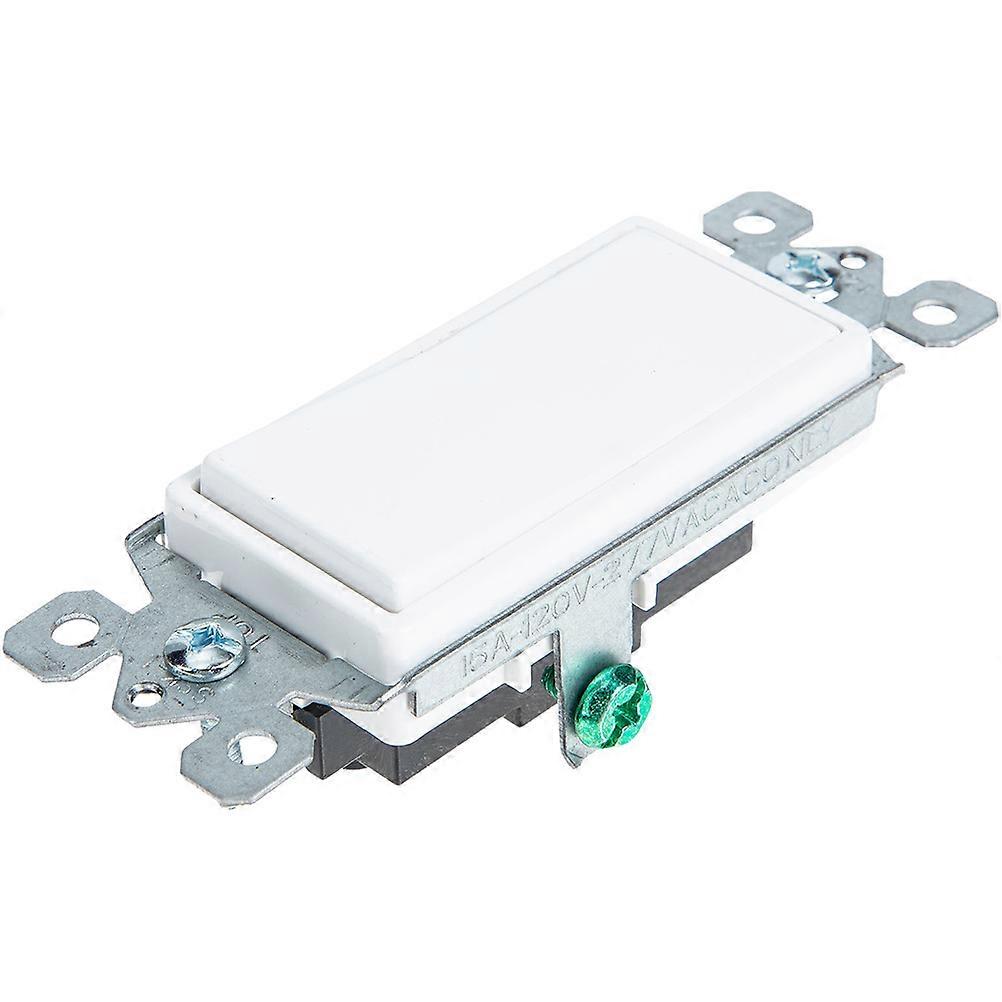 Light Switch Plate Rectangular Standard Decorator For Household Wiring Flame-Retardant Pc 1Pcs