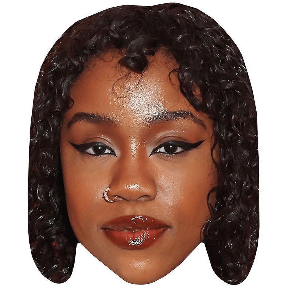 Chidera Eggerue (Curls) Celebrity Mask, Flat Card Face