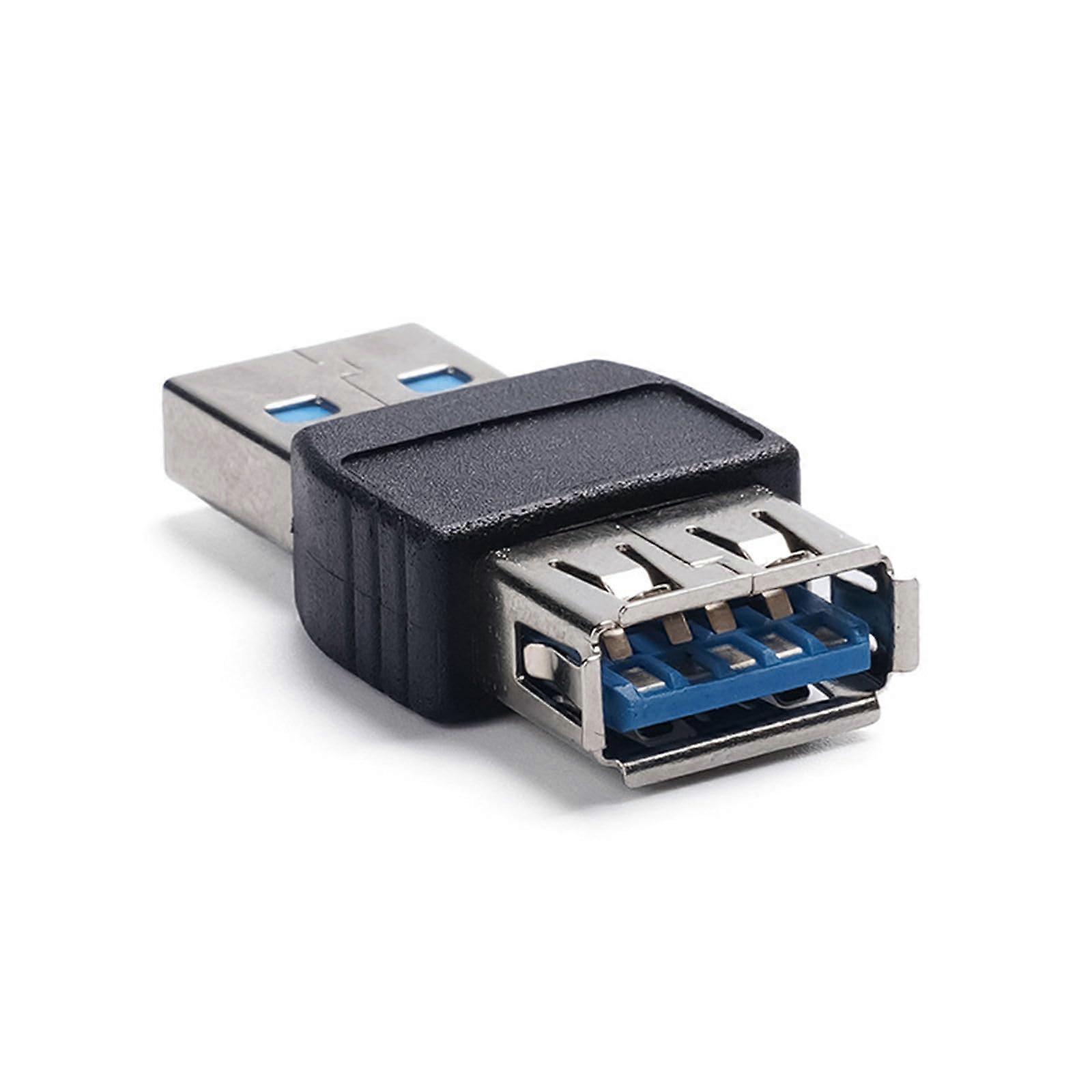 USB3.0 Adapter Male to Female 5Gbit/s Extension Port Adapter for Laptop Computer Hard Drive Printer Camera