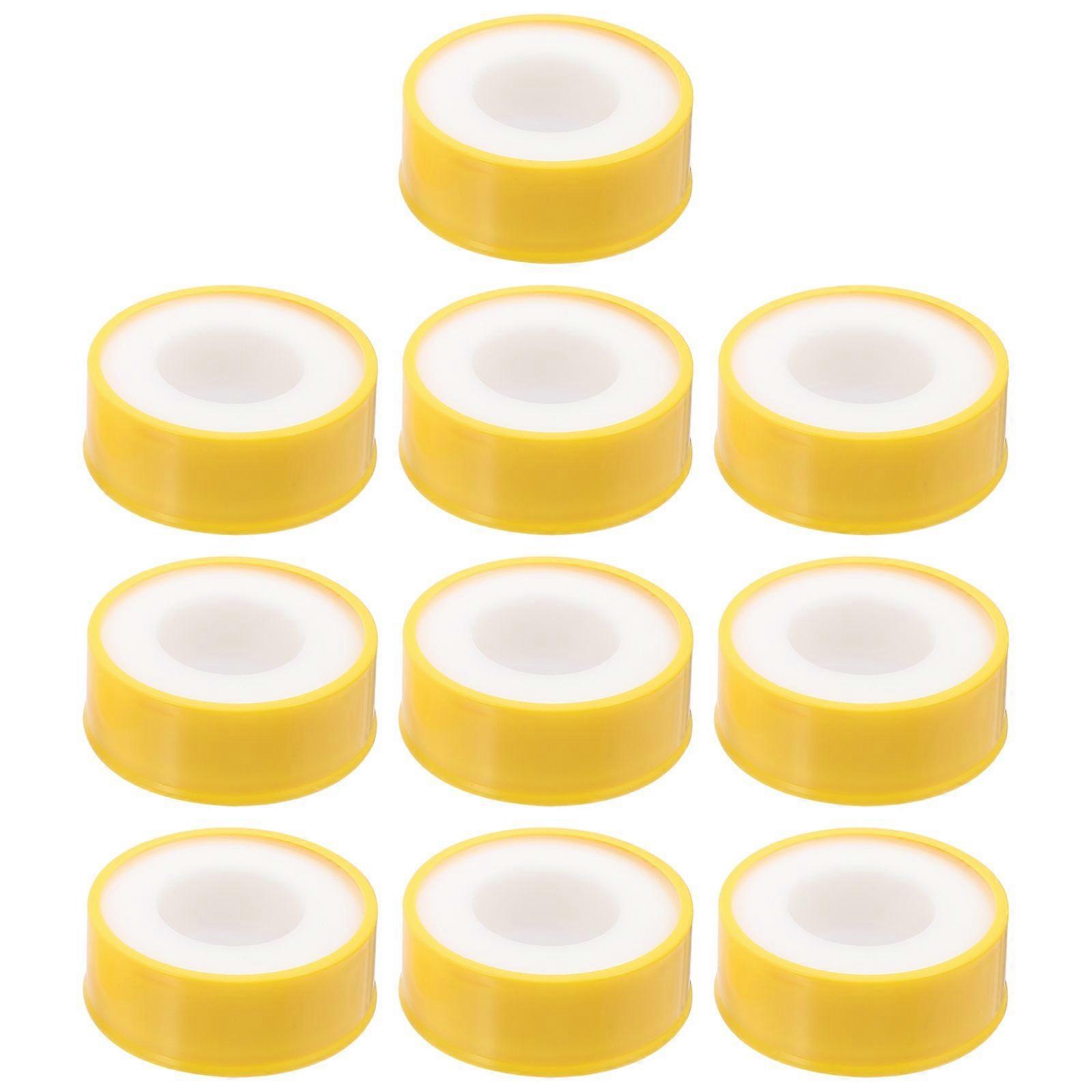 10 Rolls PTFE Duct Tape Plumbers Tape Thread Seal Tape Flex Seal Tape for Home