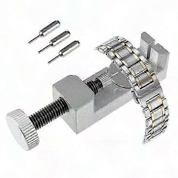 Watch Band Adjuster Tool - Silver Watch Strap Link Remover for Resizing