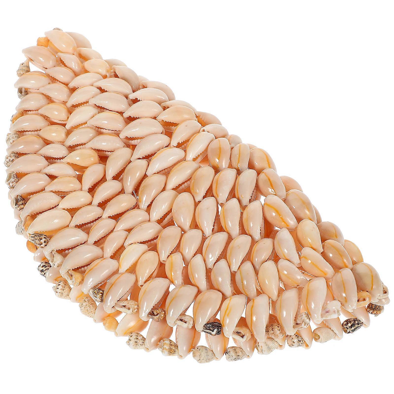 Coffee Cup Pad Office Rustic Shells Coaster Square Shape Heat Insulation 20.00X20.00X1.00CM 1Pack