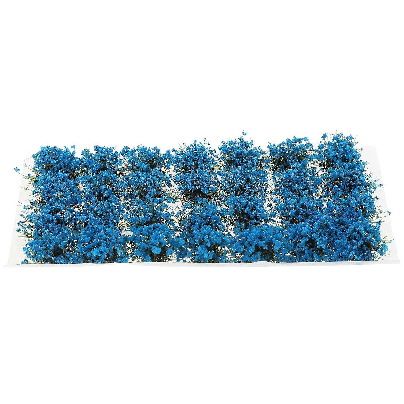 Artificial Mini Flower Heads Scene Decoration Flower Arrangement Decor Blue 1 Box