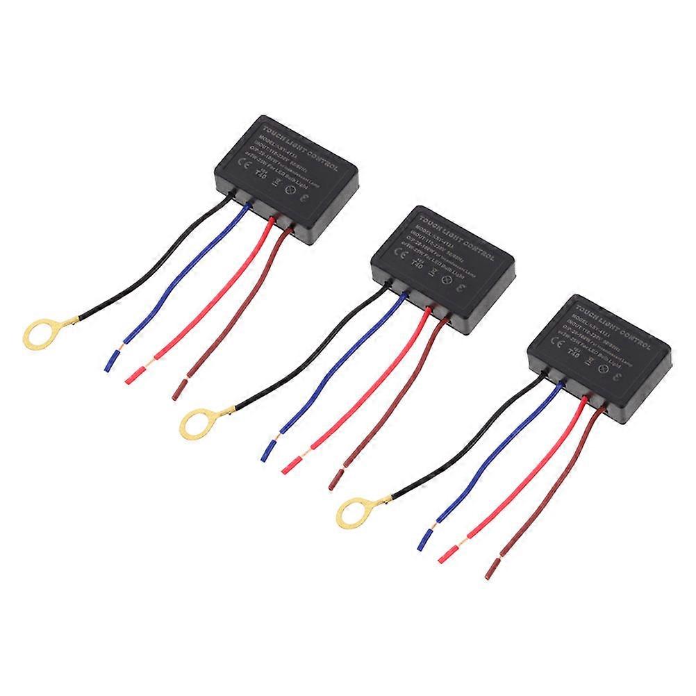 3pcs Touch Control Lamp Module   Four Level Dimmable Switch Replacement for LED Bulbs