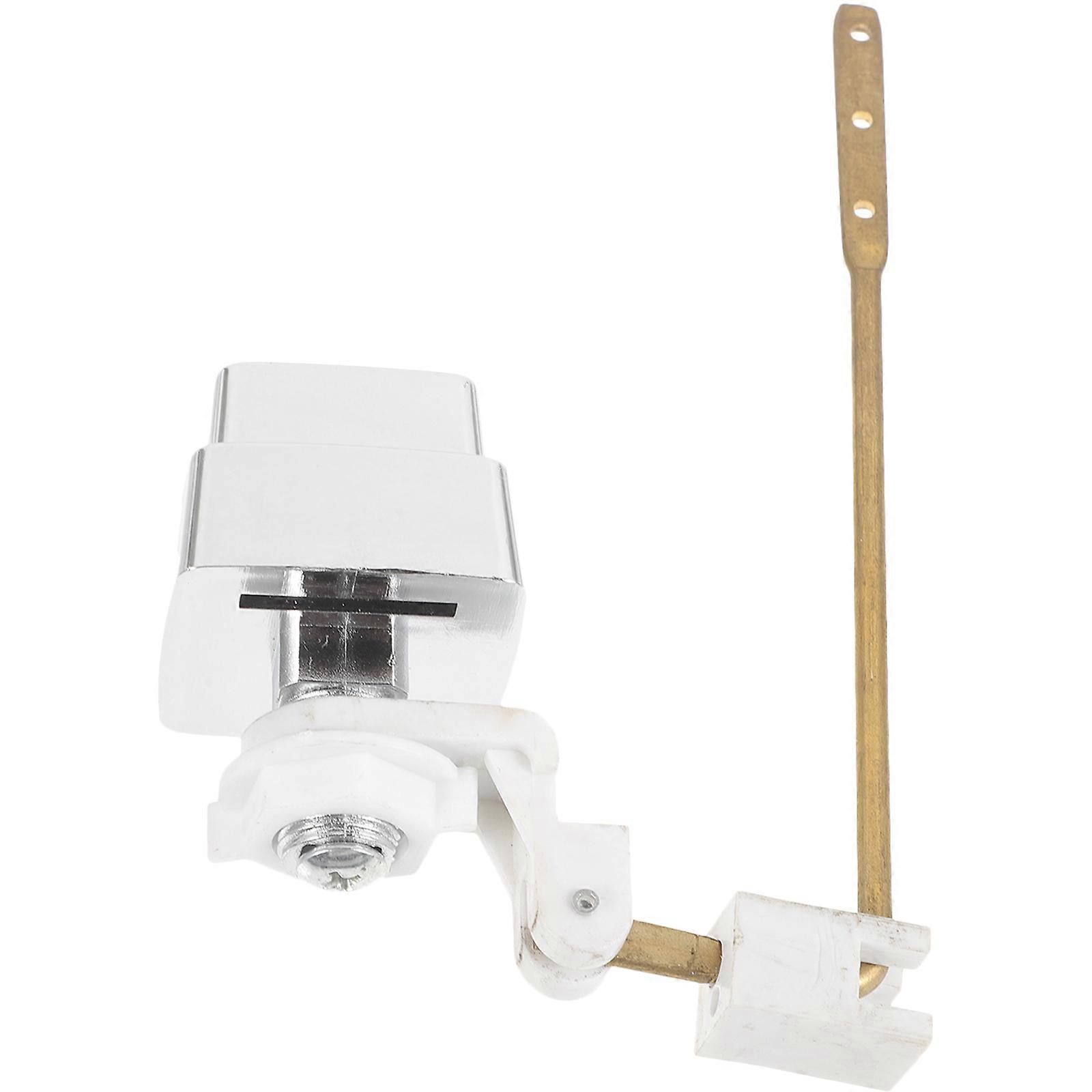 Toilet Handle Lever Replacement for Side Mount Tanks, Durable Copper, Easy Install, Compatible with Old Style Cisterns for Bathroom Renovations