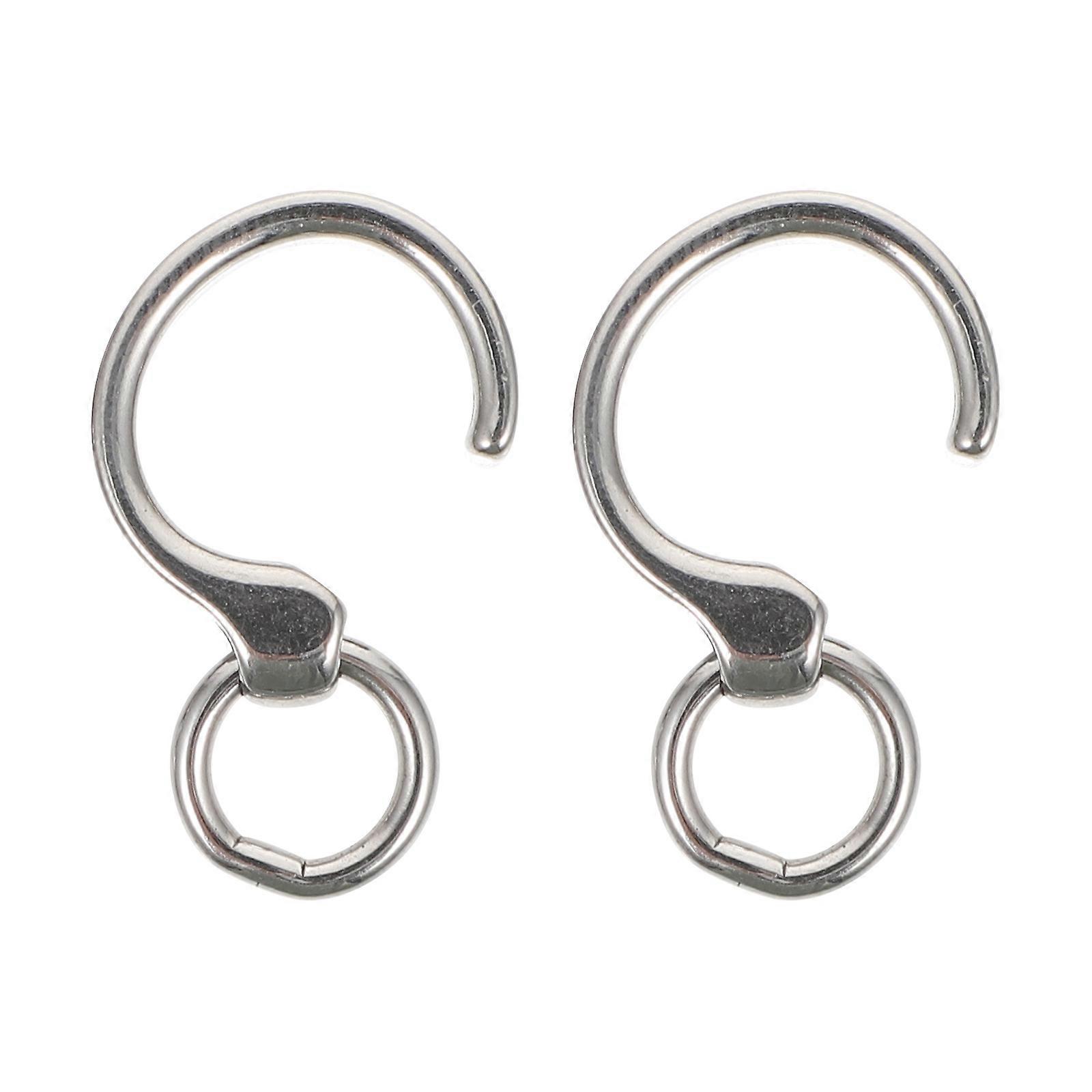 Rust Resistant Stainless Steel Parrot Foot Rings Open Split Anklets for Bird Training and Outdoor Use Reusable Leg Bands for Various Parrots