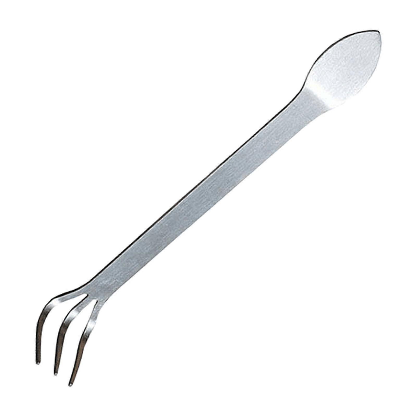 Bonsai Rake Stainless Steel Root Rake with Spatula, Small Garden Tool for Soil Aeration and Root Management, 1/2 Pieces 1 Items