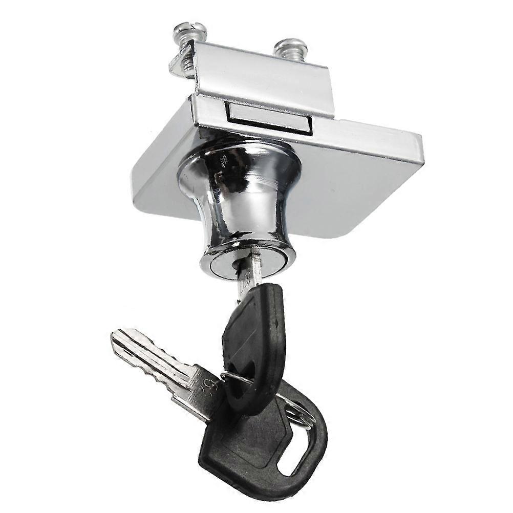 The **"1pcs Durable Zinc Alloy Glass Door Lock For Glass Display Showcase Lock With Keys Easy Installation For Cabinets And Retail Applications"** is