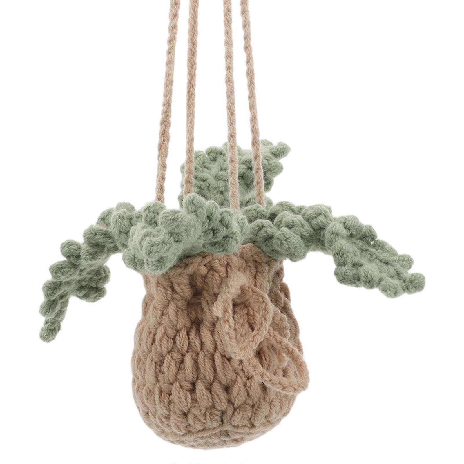 Artificial Hanging Plant Car Diffuser Bottle Decorative Rearview Mirror Accessory 27.00X9.00X9.00CM Suitable For Car Accessories 2Pcs