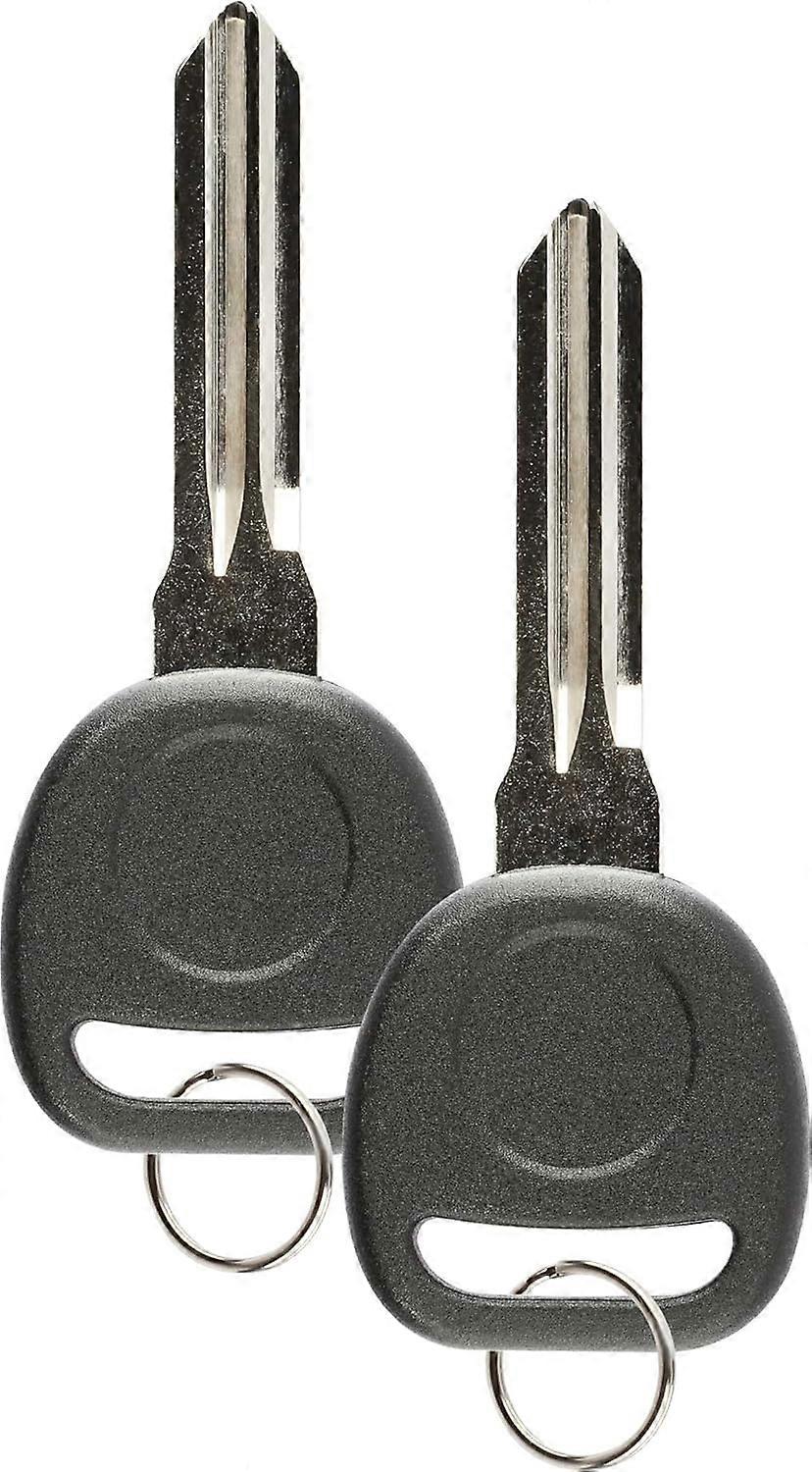 2025 Newest Model Replacement Ignition Transponder Uncut Key Compatible ID 46 Circle + (2 Pack)