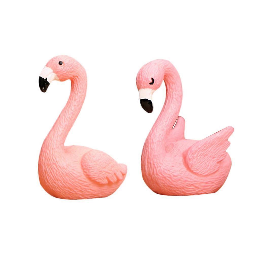 Detailed Flamingo Decor Items, PVC Made for Enhanced Visual Appeal